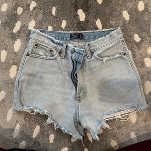 Abercrombie & Fitch Light Wash Jean Shorts